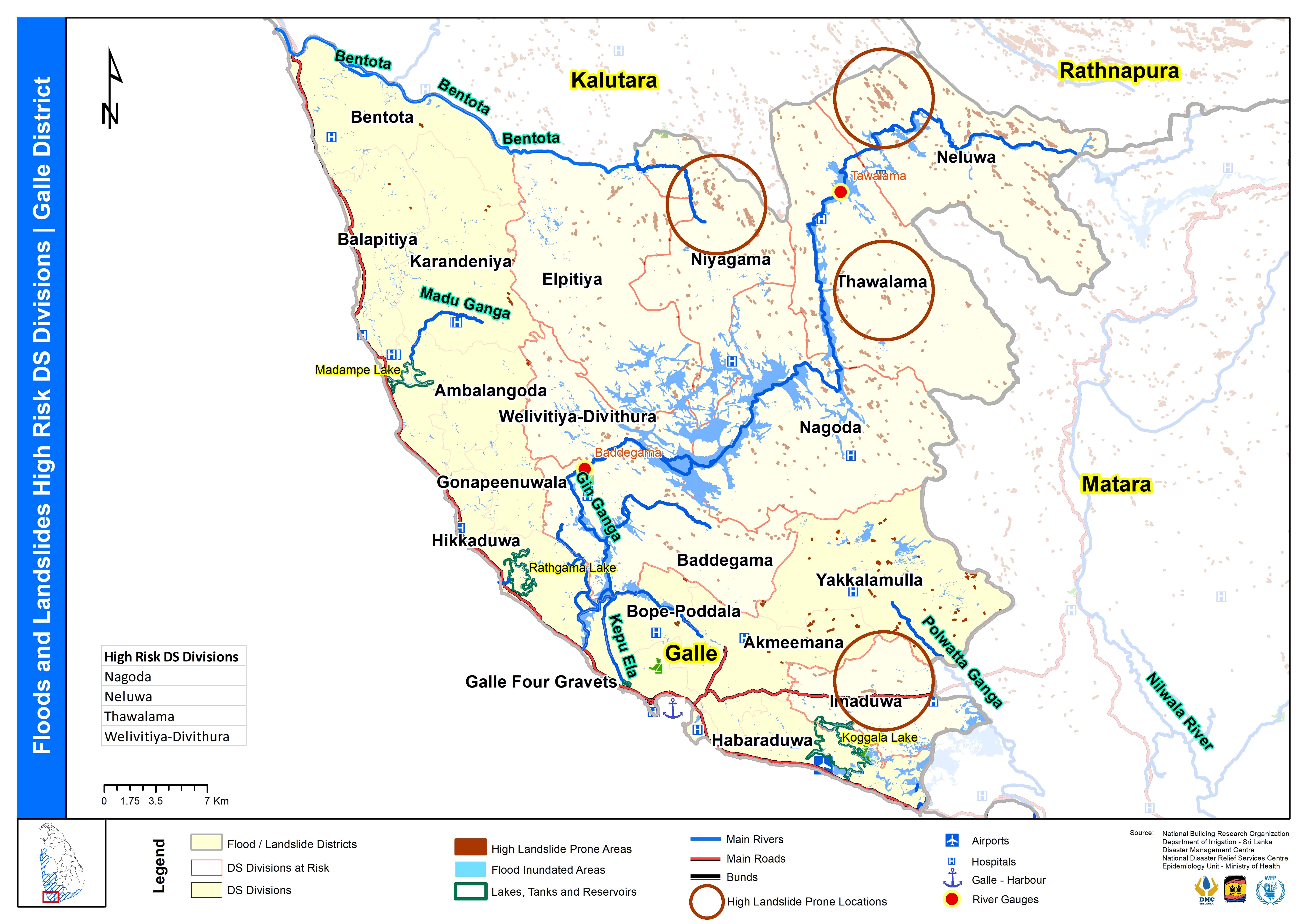 Floods and Landslides High Risk DS Divisions